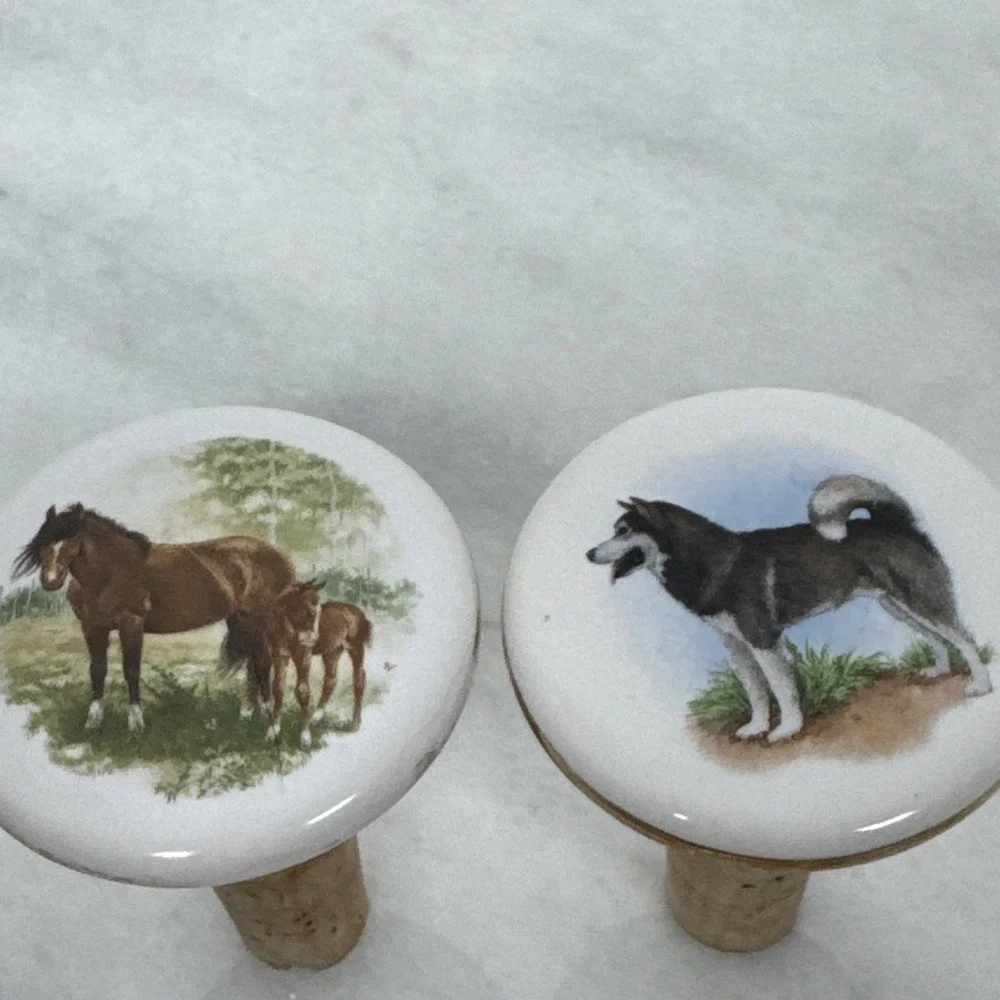 Tappi di Sughero e Ceramica 4 pezzi